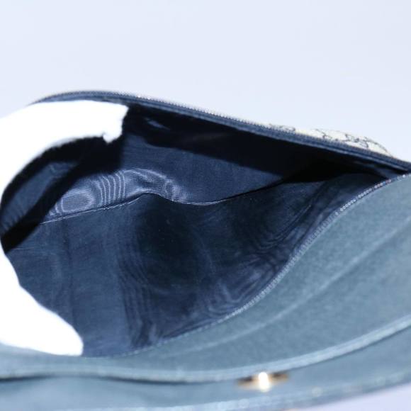 GUCCI GG Supreme Clutch Bag PVC Leather Navy 89 02 075 Auth ep2500 - Picture 13 of 16